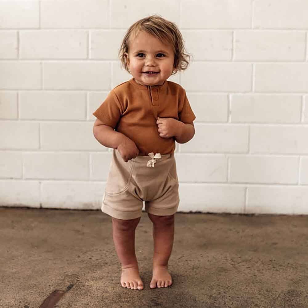 Snuggle Hunny - Pebble Organic Shorts