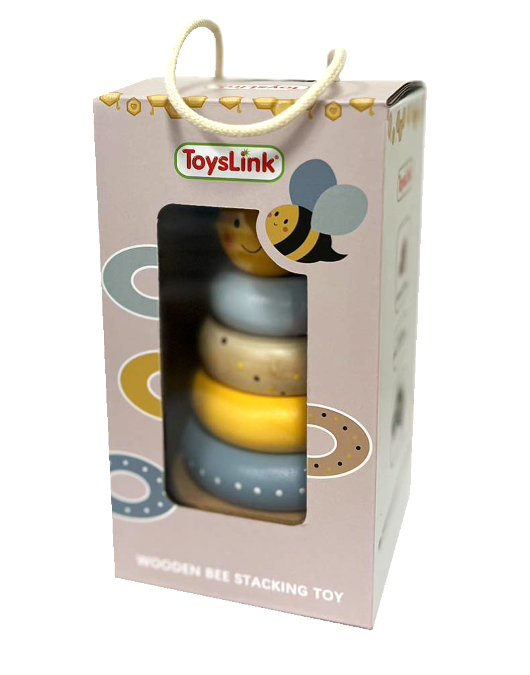 Toyslink Wooden Bee Stacking Toy