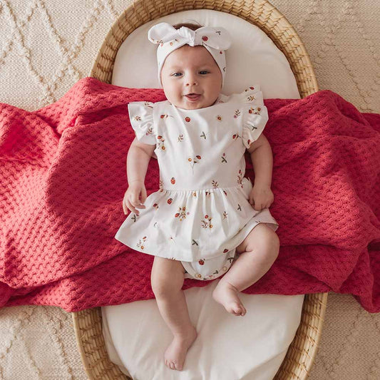 Snuggle Hunny - Ladybug Organic Dress