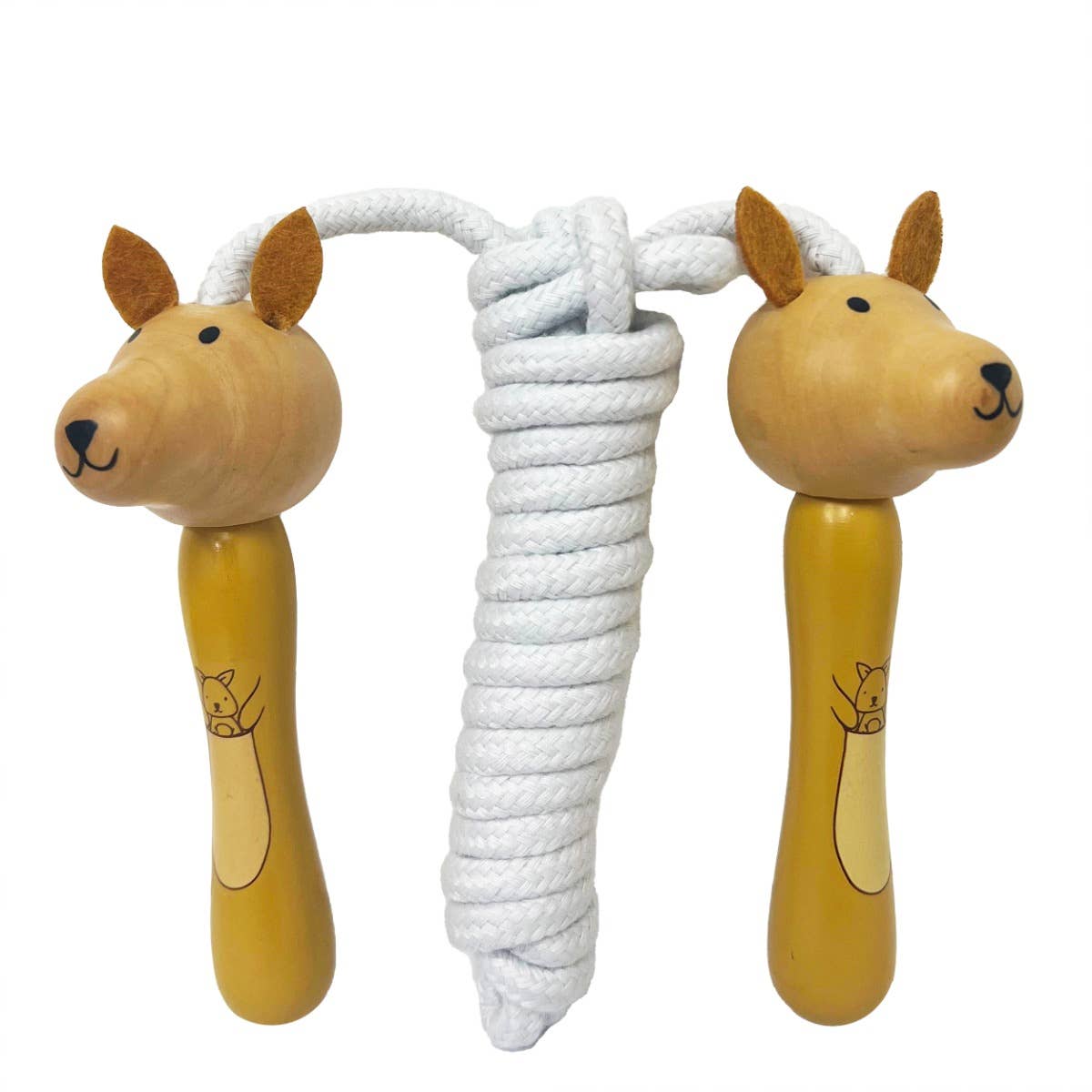 Wooden Koala & Kangaroo Skipping Rope