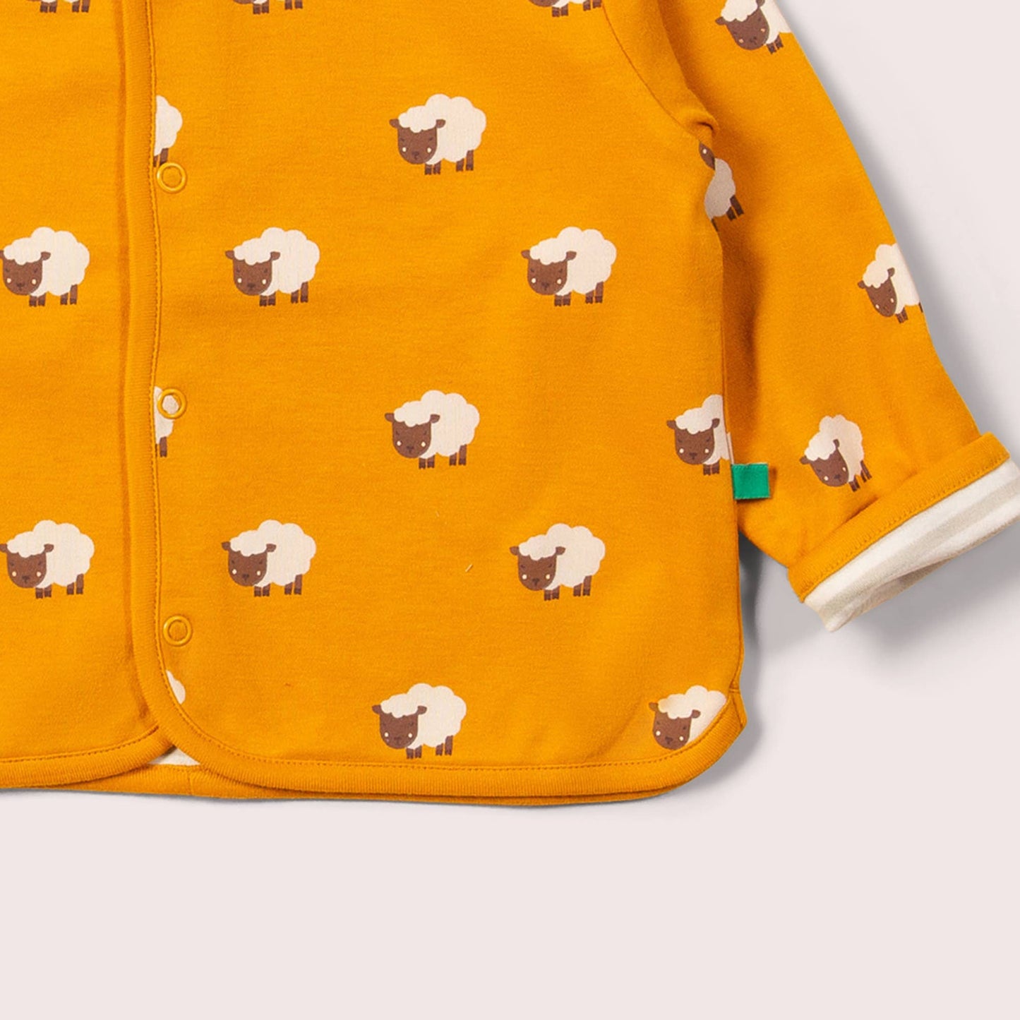 Little Green Radicals - Counting Sheep Reversible Collarless Spring Jacket