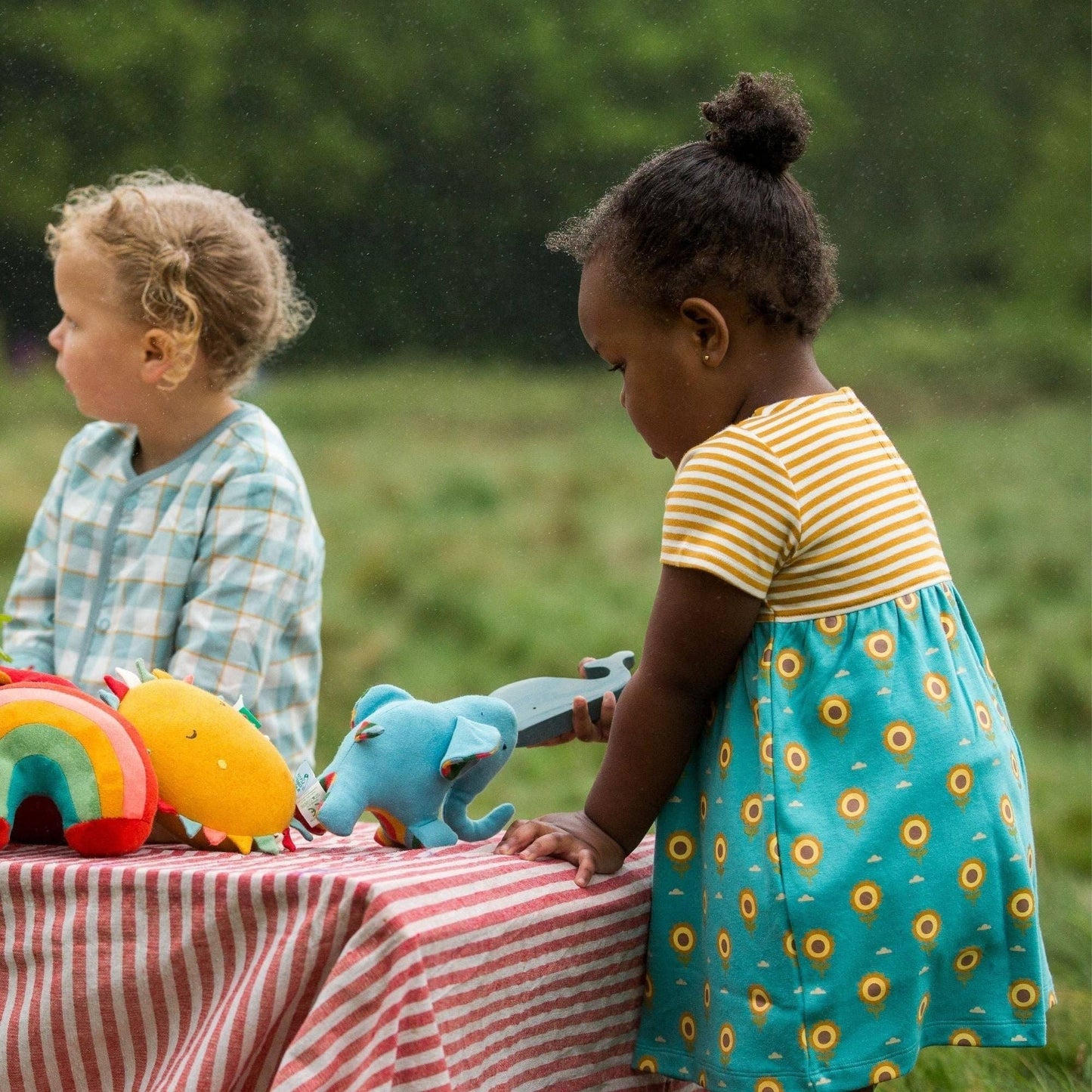 Little Green Radicals - Sunflower Easy Peasy Summer Dress