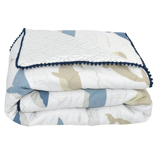 Living Textiles - Quilted Cot Comforter - Oceania