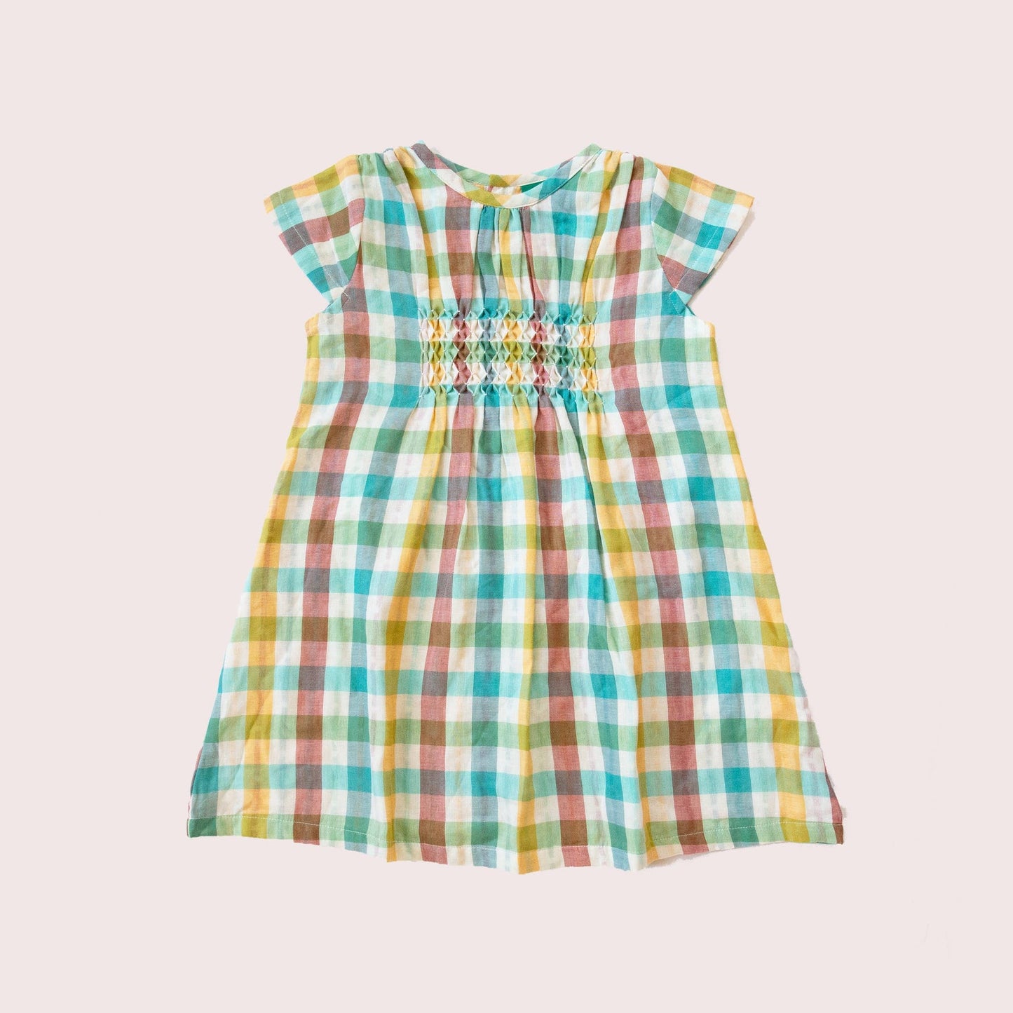 Little Green Radicals - Rainbow Smocked Dress