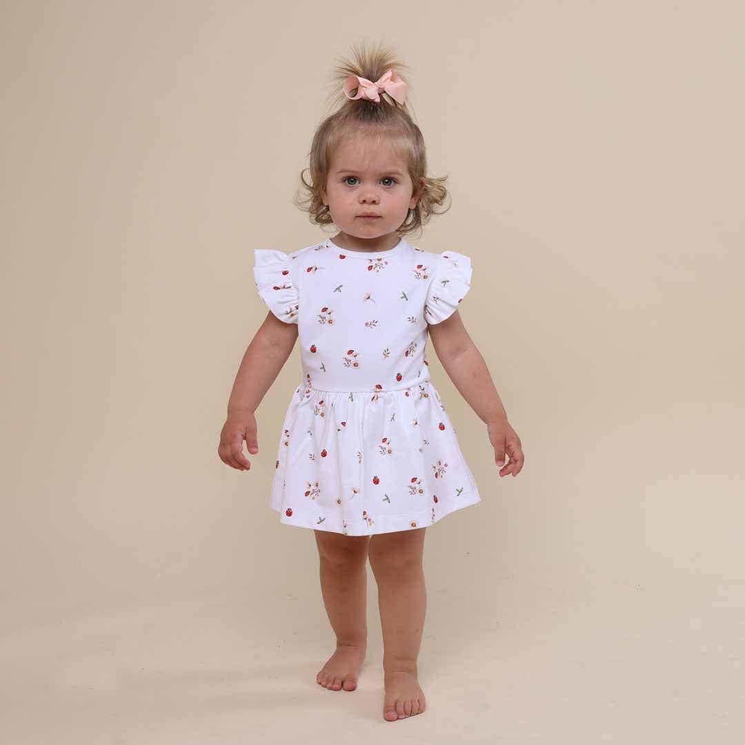 Snuggle Hunny - Ladybug Organic Dress