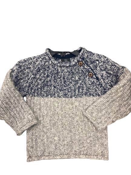Bear Camp - Color block Chunky Sweater