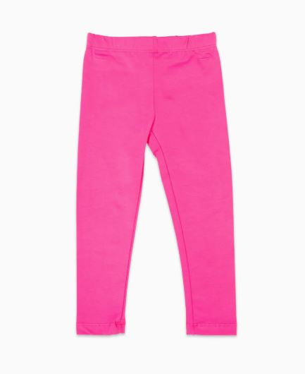 Korango Cotton Stretch Leggings - Hot Pink