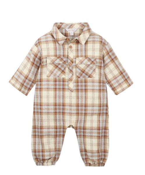 Fox & Finch Nevada Check Shirt Romper