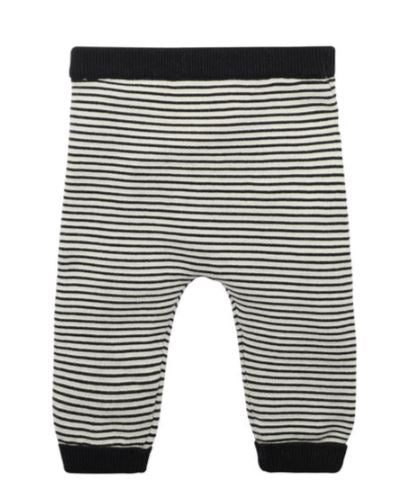 Bebe Angus Panda Stripe Knitted Leggings