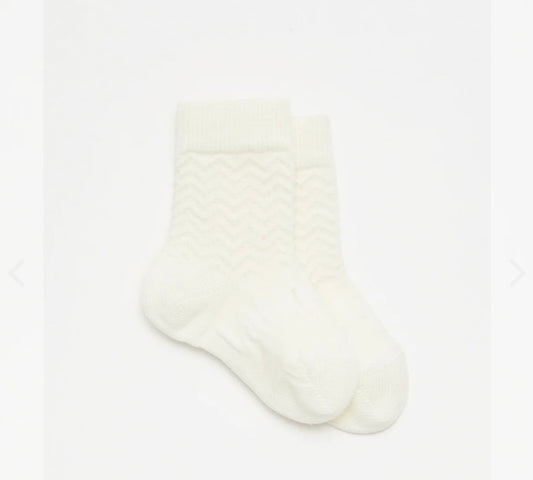 Lamington Baby Socks - Pearl