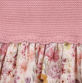Bebe Thea Knitted Bodice Dress