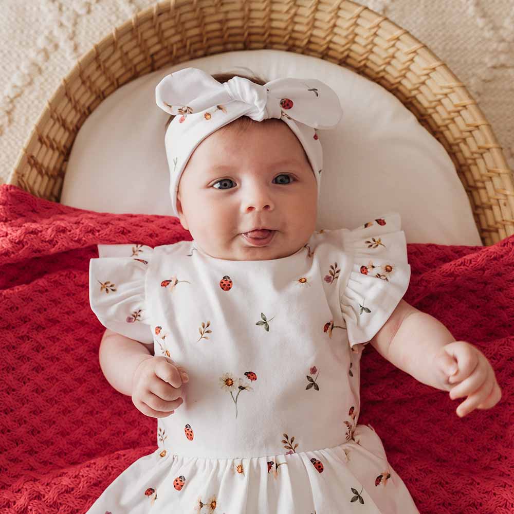 Snuggle Hunny - Ladybug Organic Dress