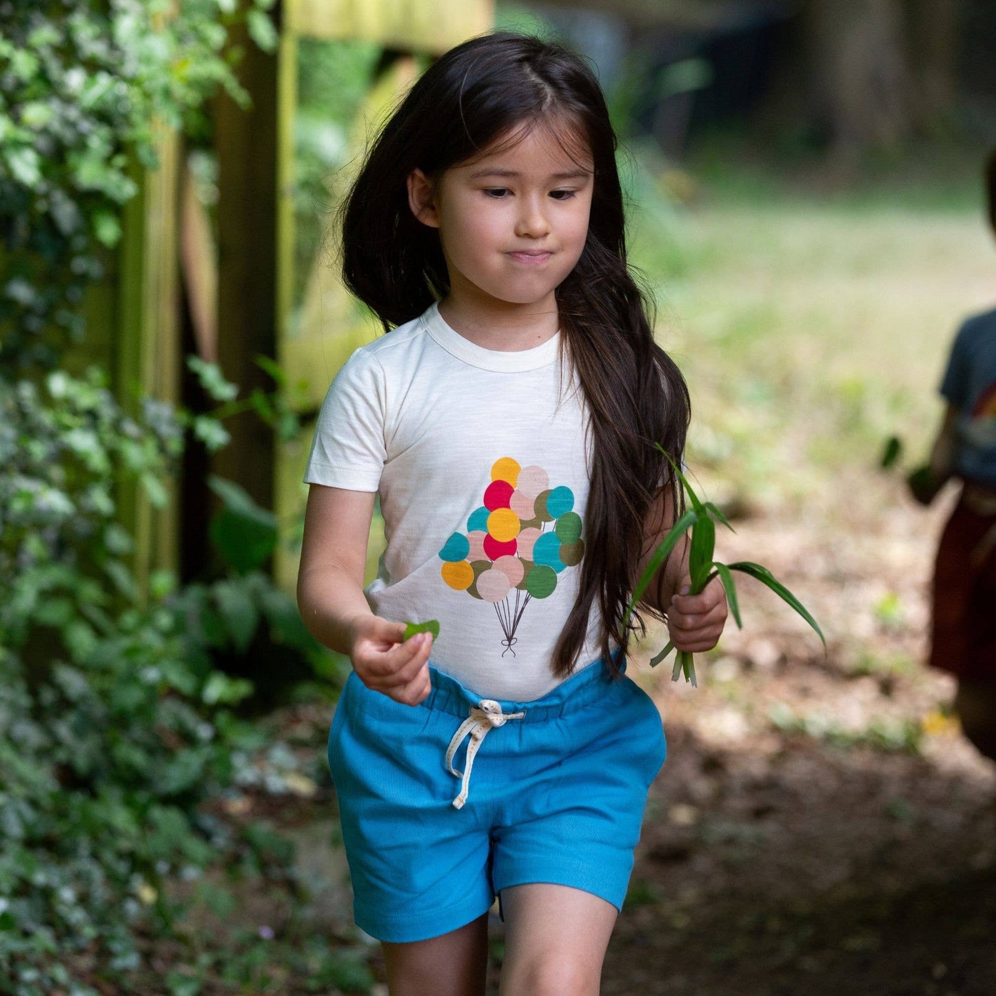 Little Green Radicals - Blue Moon By The Sea Twill Shorts