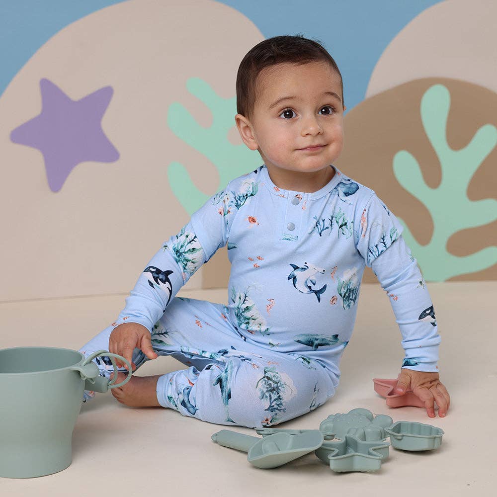 Snuggle Hunny - Blue Ocean Organic Growsuit