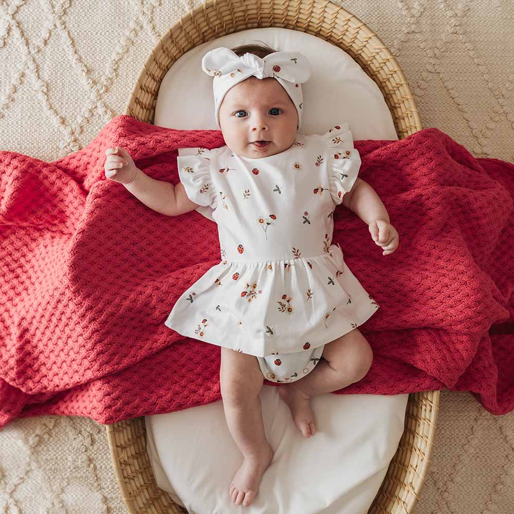 Snuggle Hunny - Ladybug Organic Dress