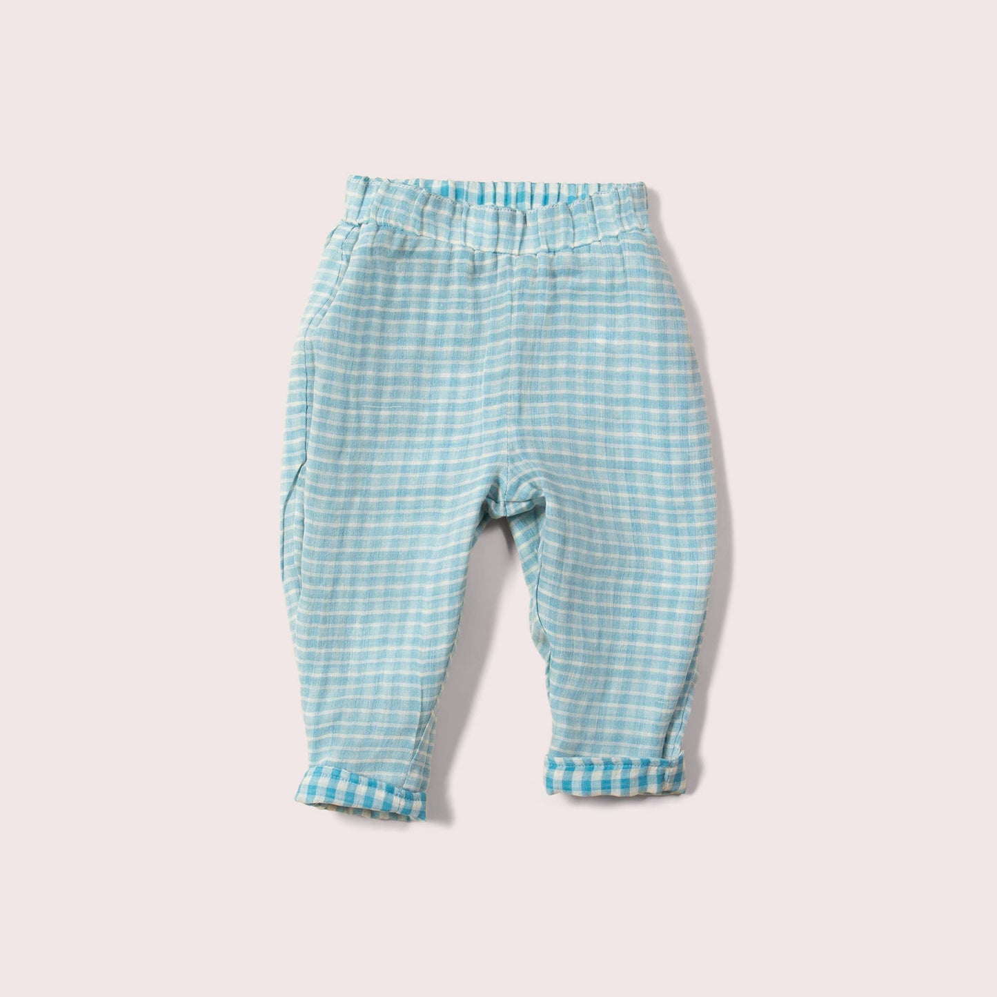 Little Green Radicals - Blue Moon Reversible Pull On Trousers