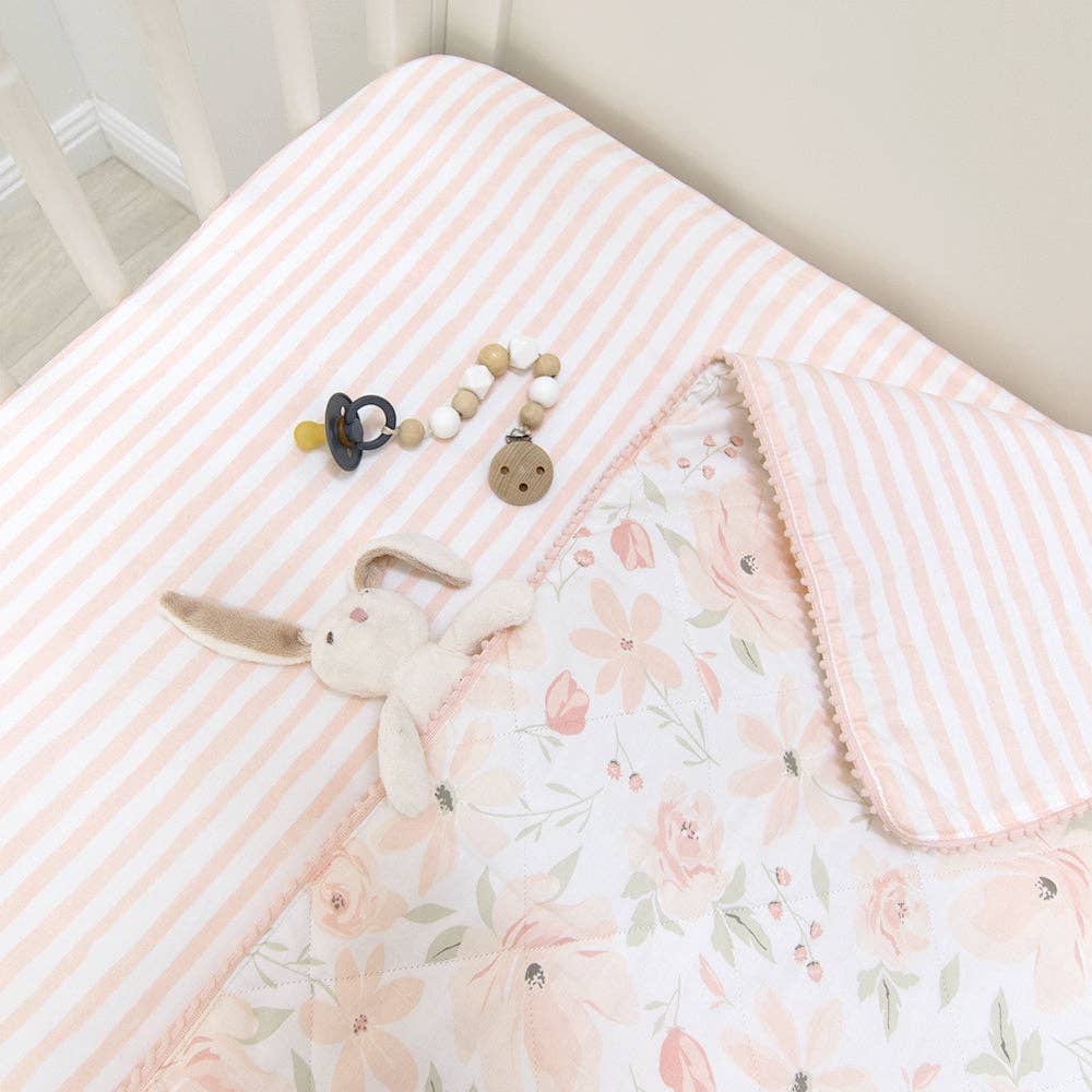 Living Textiles - Quilted Cot Comforter - Meadow