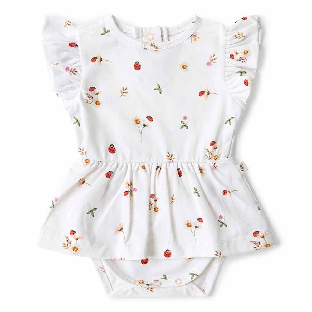 Snuggle Hunny - Ladybug Organic Dress