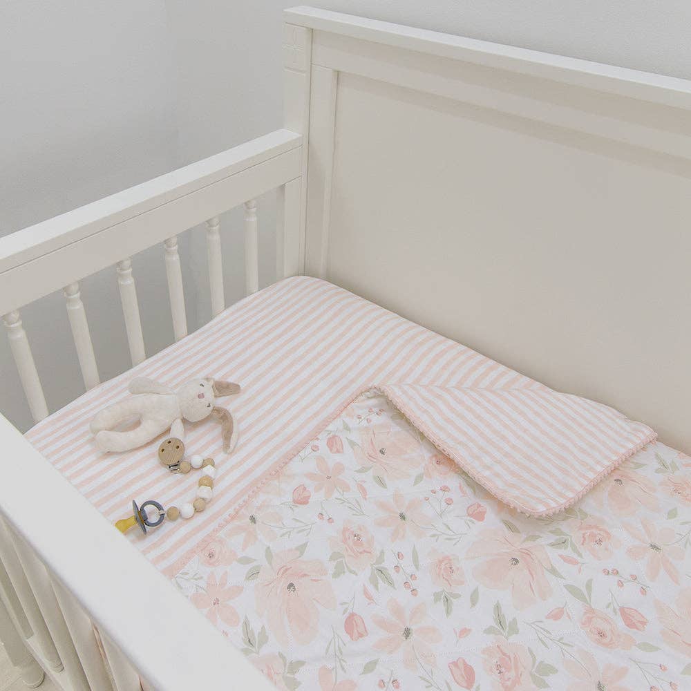 Living Textiles - Quilted Cot Comforter - Meadow